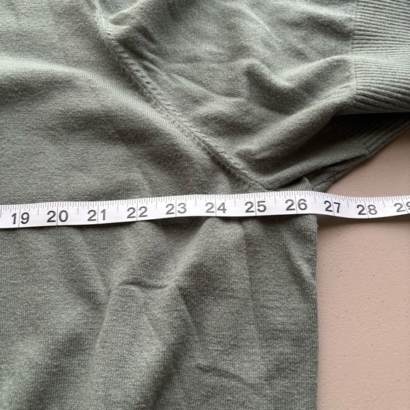 Torrid 5X 5 Green Button-Up Women's soft crew neck shrug cardigan plus office - Picture 10 of 12